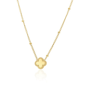 Klaver ketting goud