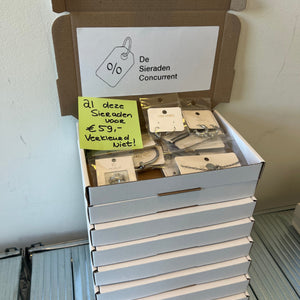 Mysterie doos 10 items voor slechts €59,- Zilver