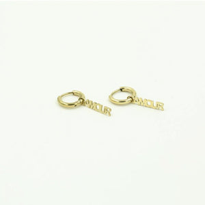 Oorbellen amour goud
