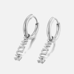 Oorbellen amour zilver