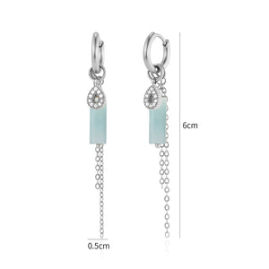 Oorbellen starlight zilver