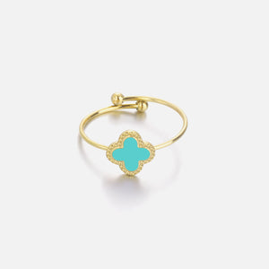 Ring klaver gold/mint