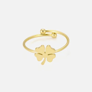 Ring klavervier goud