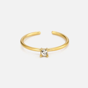 Ring steentje goud
