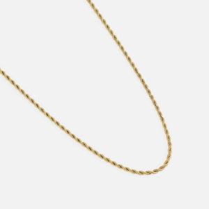 Rope ketting 2mm Goud