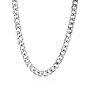 Schakel ketting 10mm Zilver