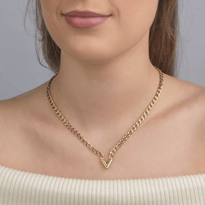 Schakelketting V goud