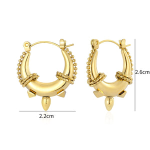 Soul of Bali oorbellen goud