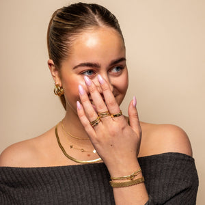 Symbolen ketting goud