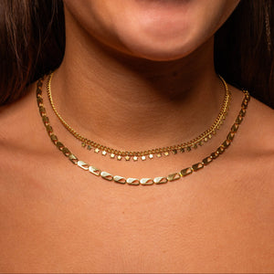Tier ketting goud