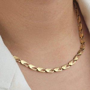 Tier ketting goud