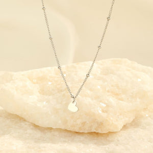 Vriendschapketting dicht hartje zilver