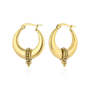 Zen Bali hoops goud