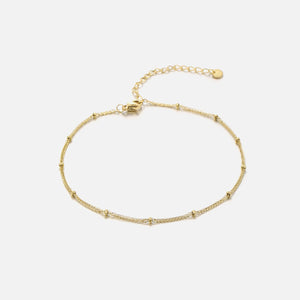 Armband fancy bolletjes goud